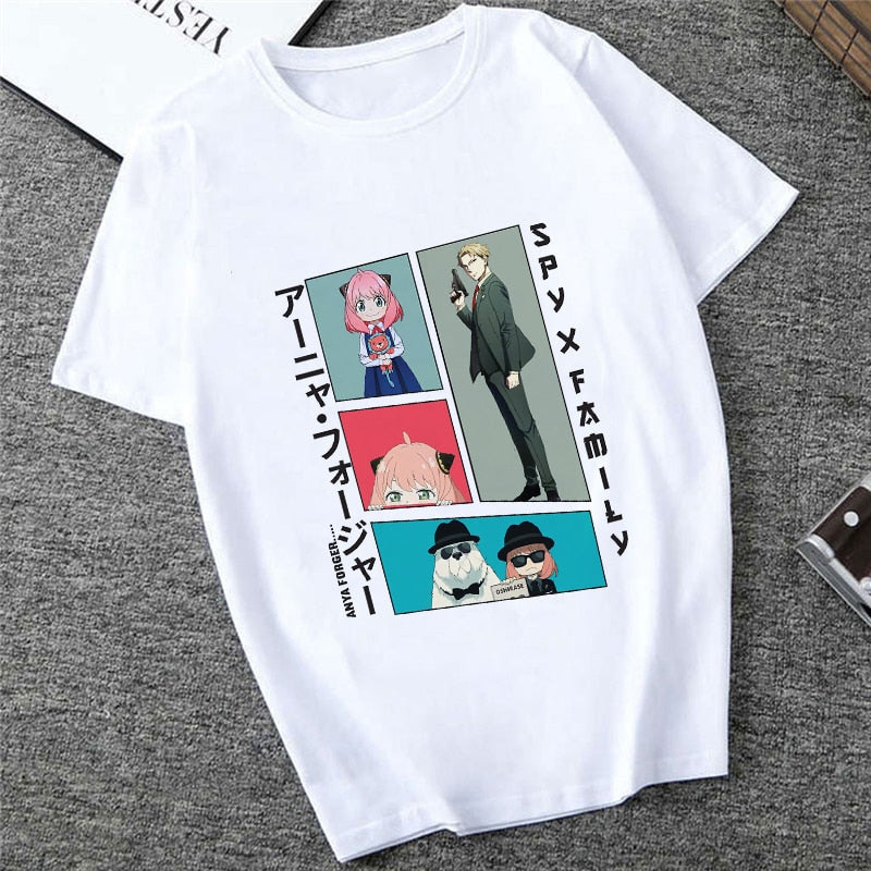 Spy X Family Merch White Tshirt
