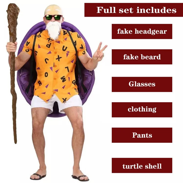 Dragon Ball Cosplay Costumes – Goku, Piccolo & Master Roshi Halloween Outfits