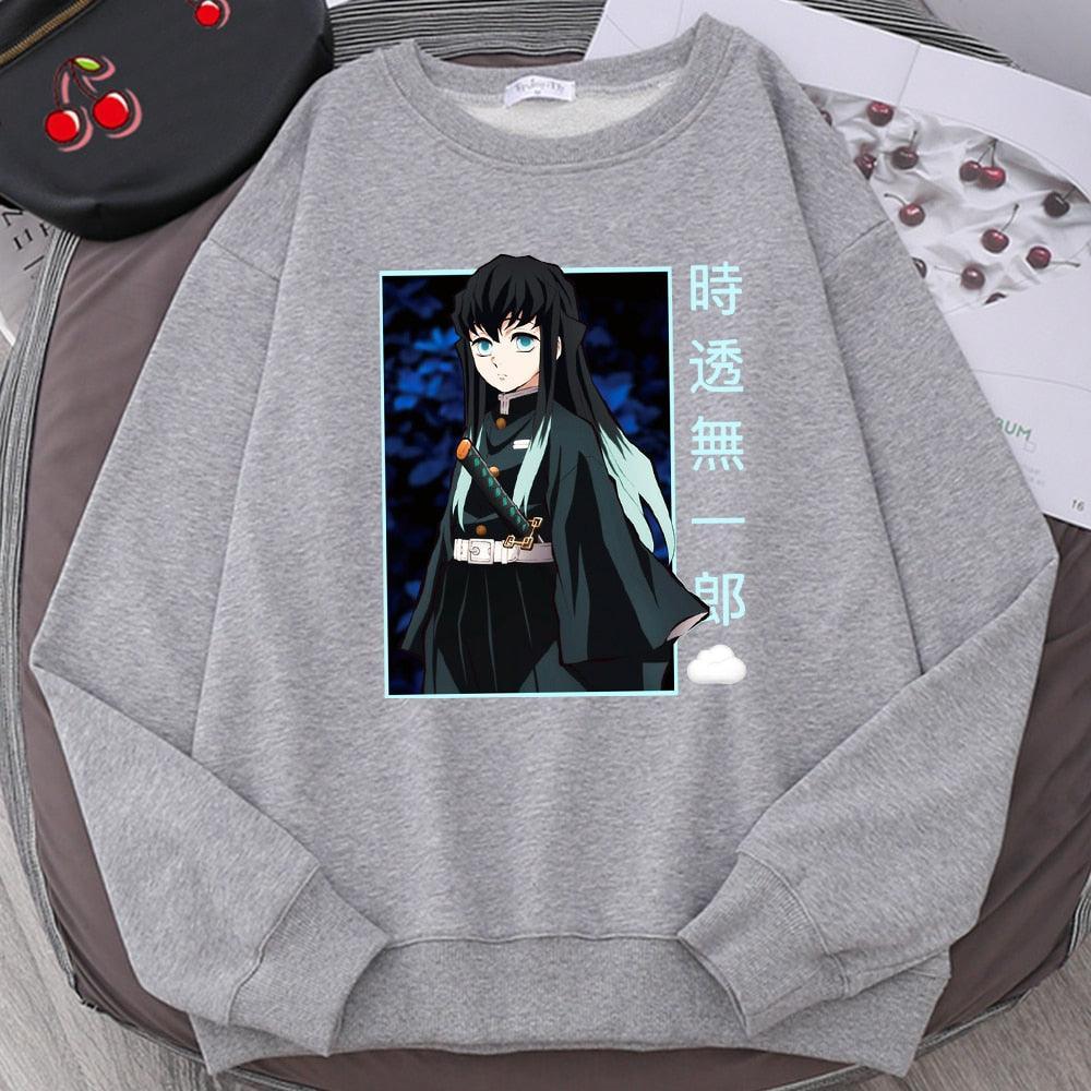 Demon Slayer Sweatshirt | Muichiro Sweatshirt Anime Street Style