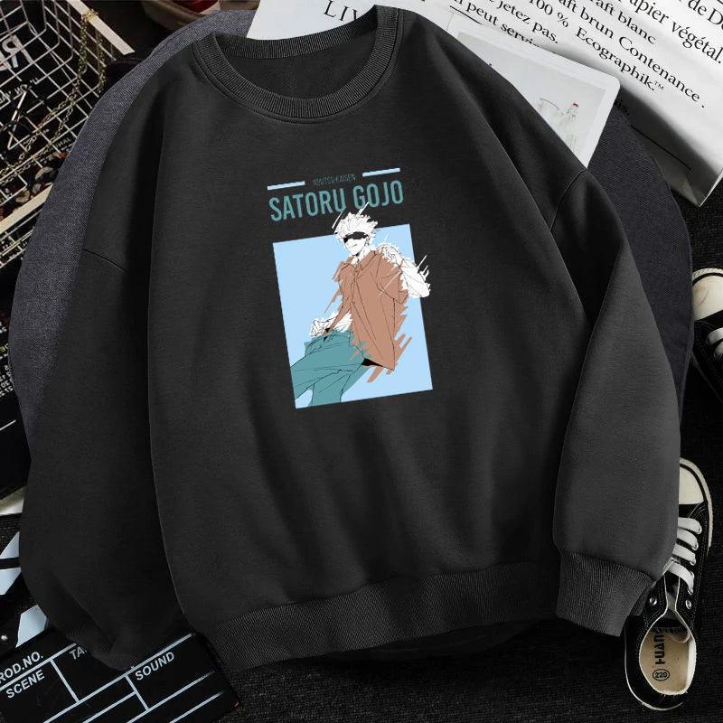 Gojo Hoodie | Jujutsu Kaisen - Multicolour Sweatshirt Anime Street Style Black S