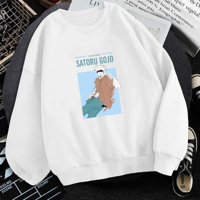 Gojo Hoodie | Jujutsu Kaisen - Multicolour Sweatshirt Anime Street Style White S