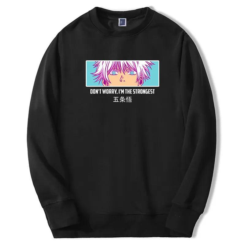 Jujutsu Kaisen Gojo Six Eyes Sweatshirts Sweatshirt Anime Street Style Black S