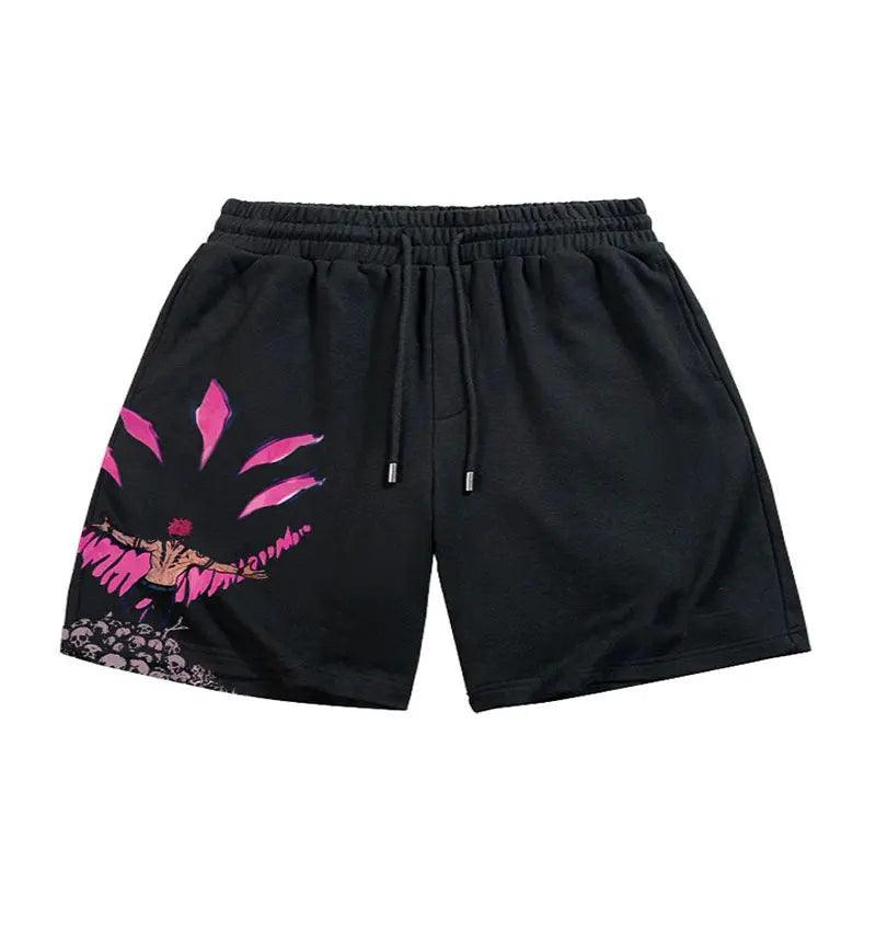 Jujutsu Kaisen Megumi & Sukuna Shorts shorts Anime Street Style 5 S