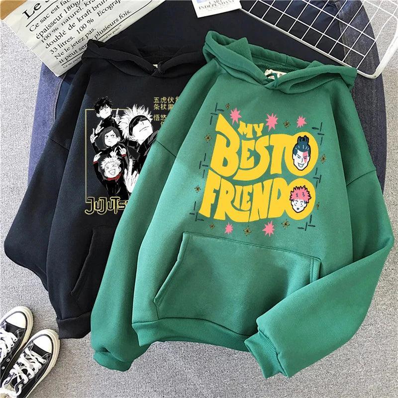 Jujutsu Kaisen My Besto Friendo Hoodie Hoodie Anime Street Style