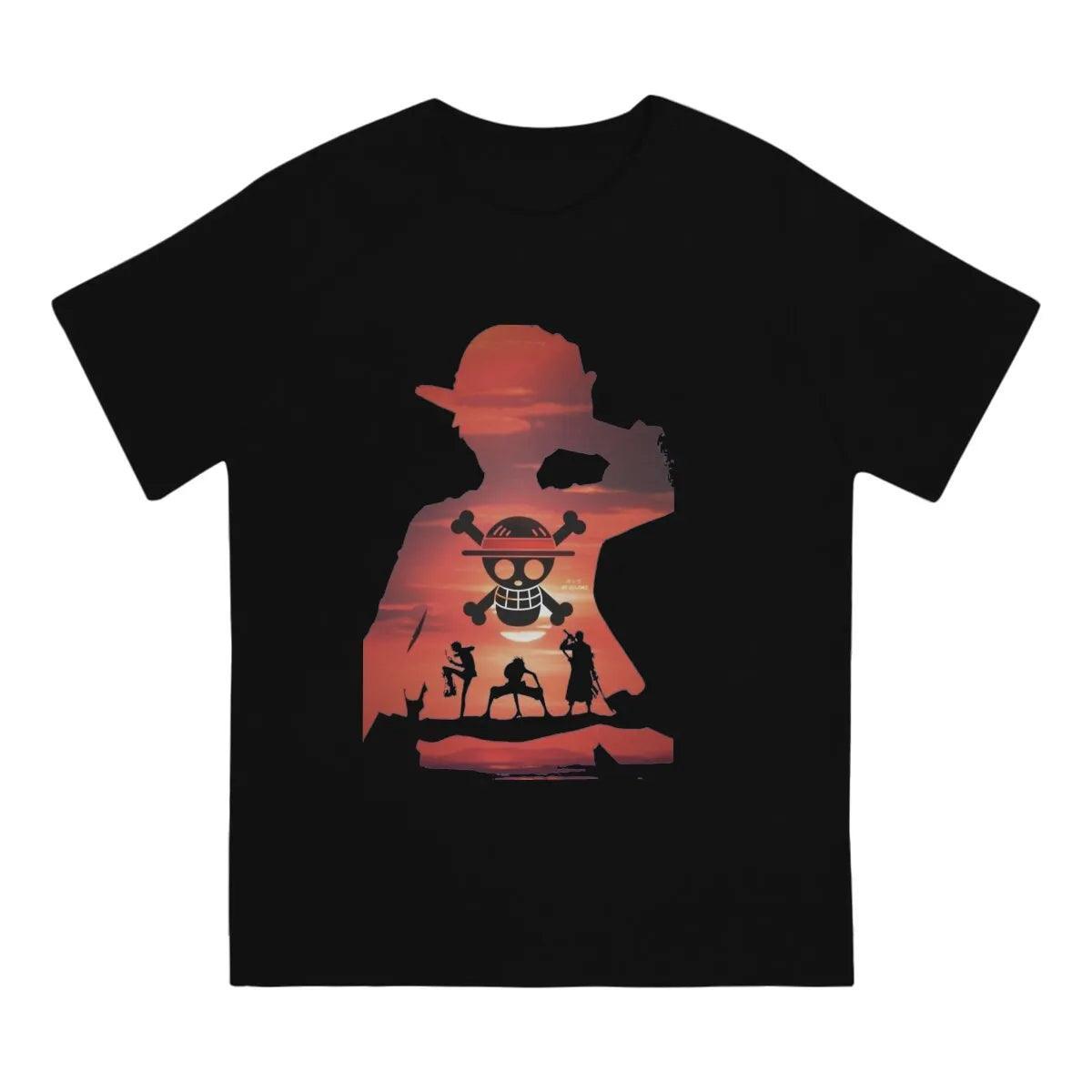 Luffy Multicolor T-Shirt t shirt Anime Street Style