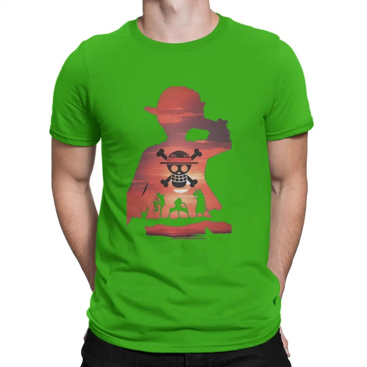Luffy Multicolor T-Shirt t shirt Anime Street Style