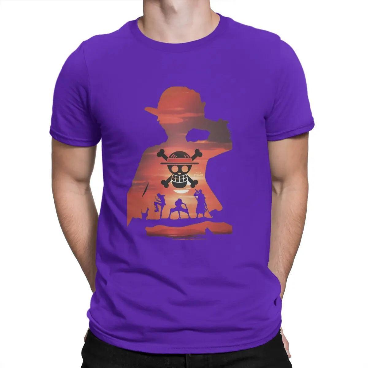 Luffy Multicolor T-Shirt t shirt Anime Street Style