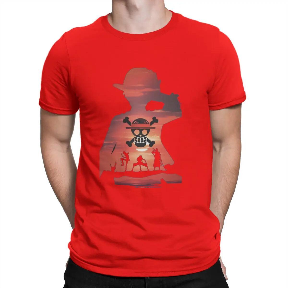 Luffy Multicolor T-Shirt t shirt Anime Street Style