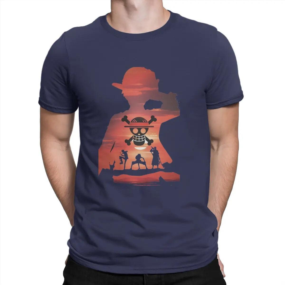 Luffy Multicolor T-Shirt t shirt Anime Street Style