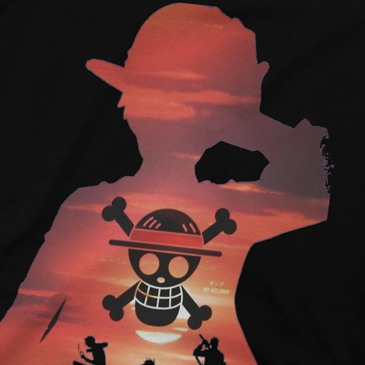 Luffy Multicolor T-Shirt t shirt Anime Street Style