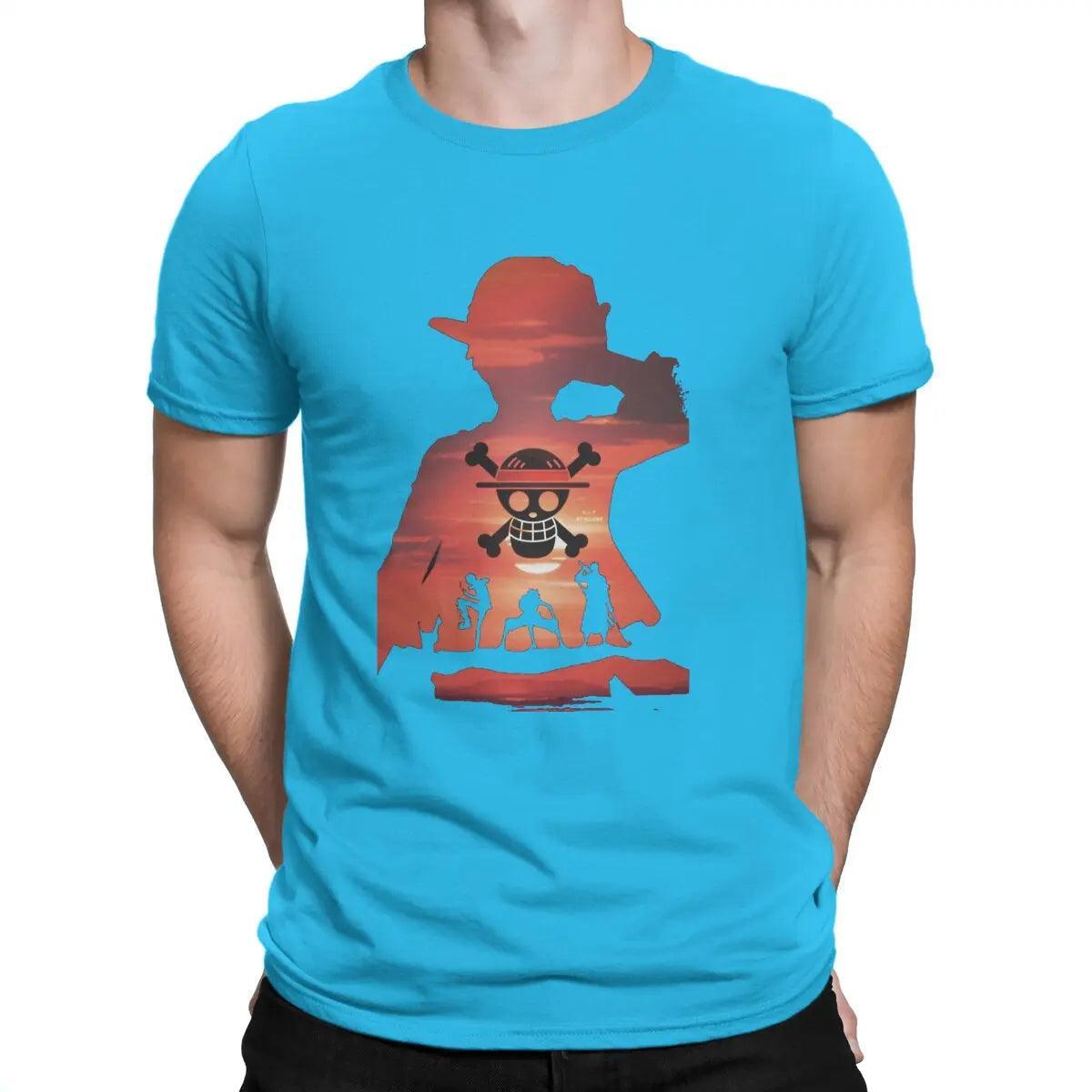 Luffy Multicolor T-Shirt t shirt Anime Street Style