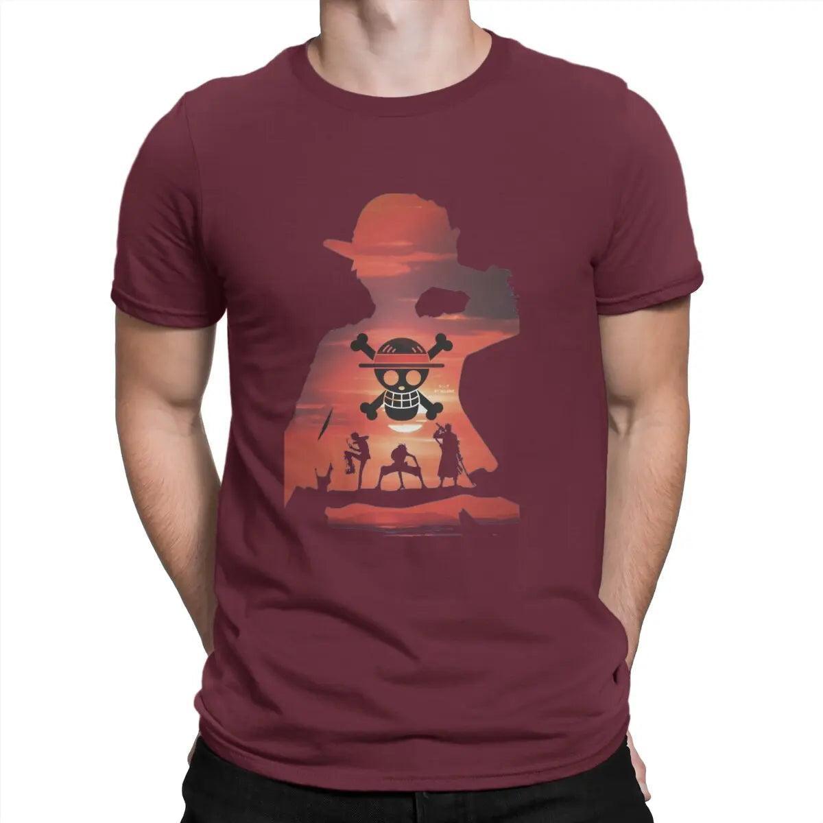 Luffy Multicolor T-Shirt t shirt Anime Street Style