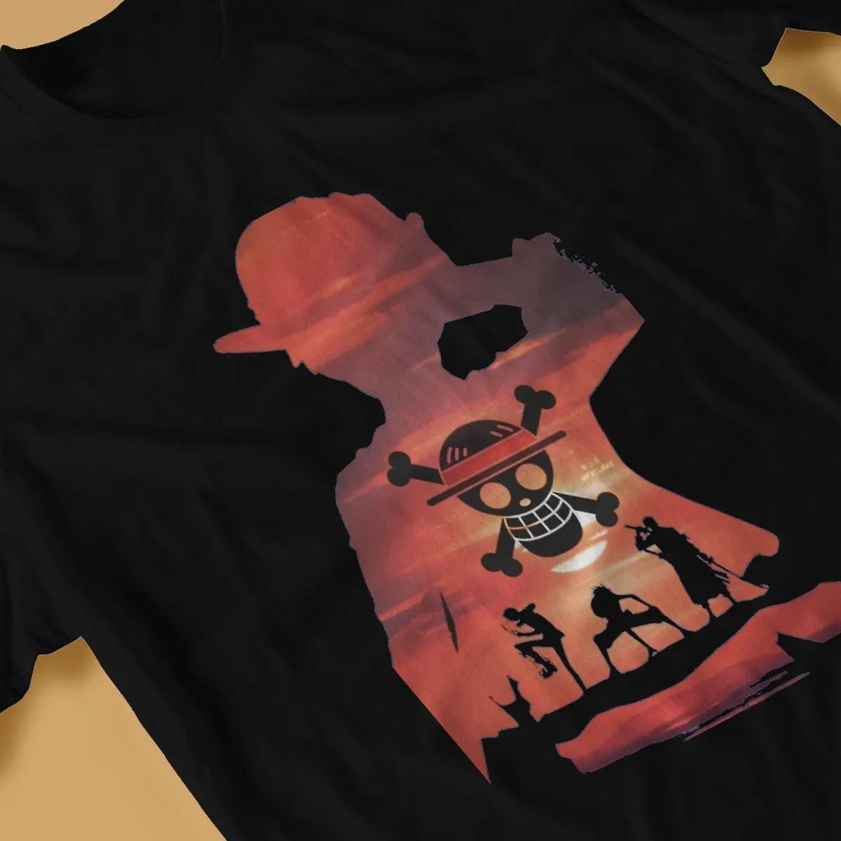 Luffy Multicolor T-Shirt t shirt Anime Street Style