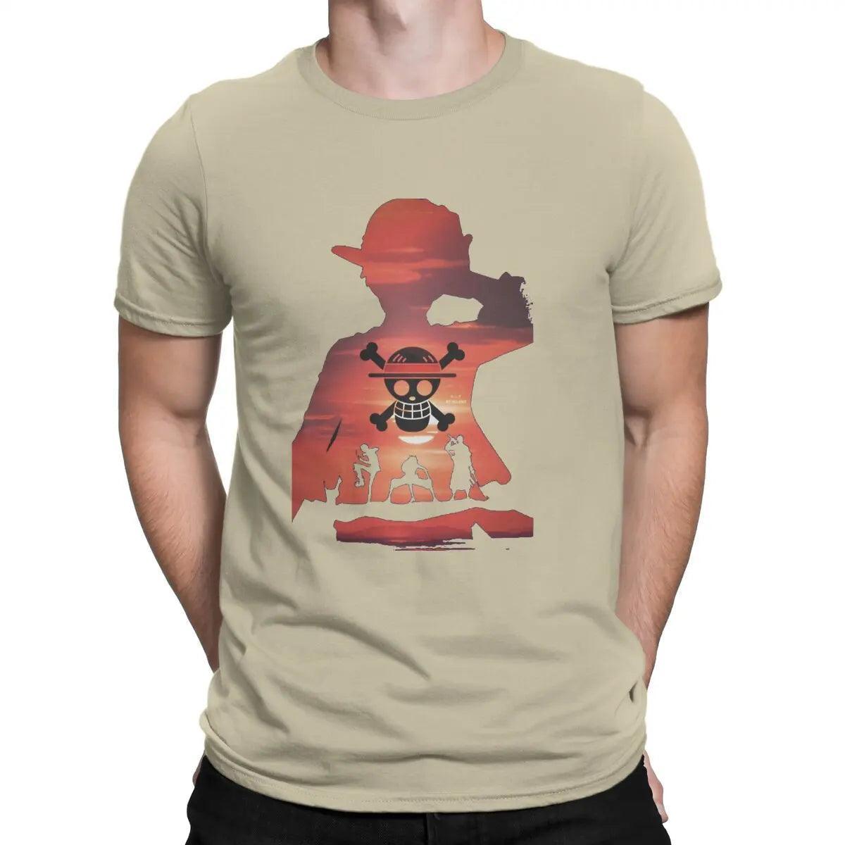 Luffy Multicolor T-Shirt t shirt Anime Street Style