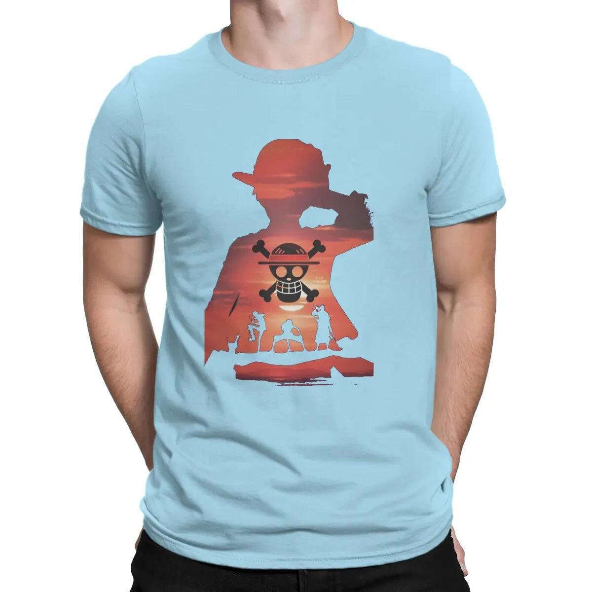 Luffy Multicolor T-Shirt t shirt Anime Street Style