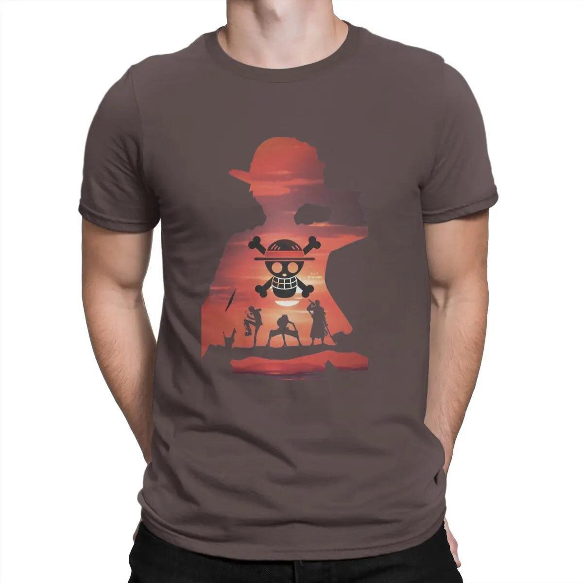 Luffy Multicolor T-Shirt t shirt Anime Street Style