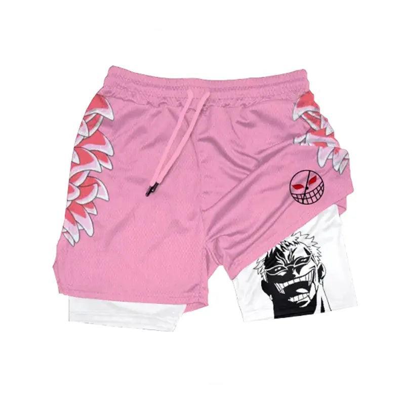 One Piece Doflamingo Shorts Anime Street Style 1 S