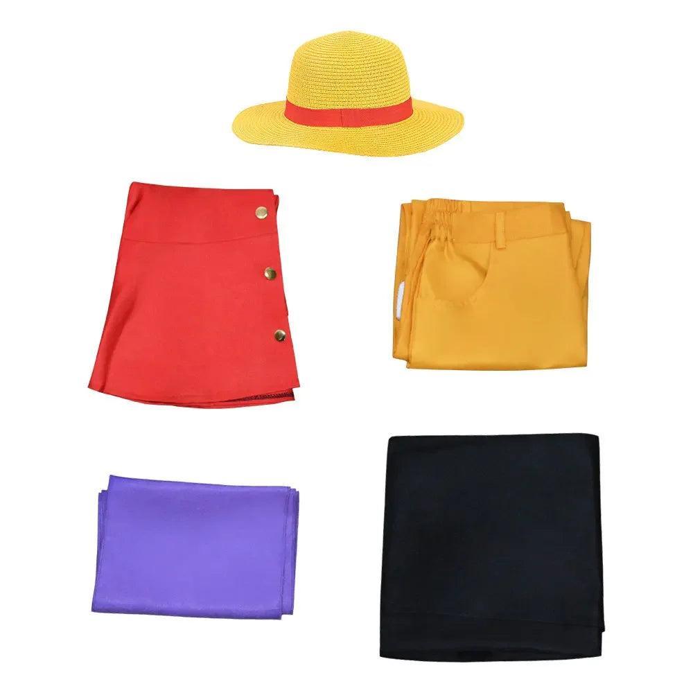 One Piece Luffy Cosplay Costume Cosplay costume Anime Street Style