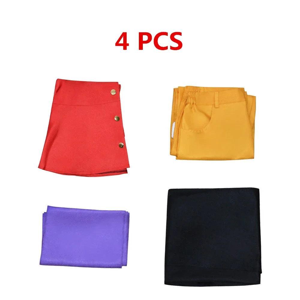 One Piece Luffy Cosplay Costume Cosplay costume Anime Street Style 4pcs XS