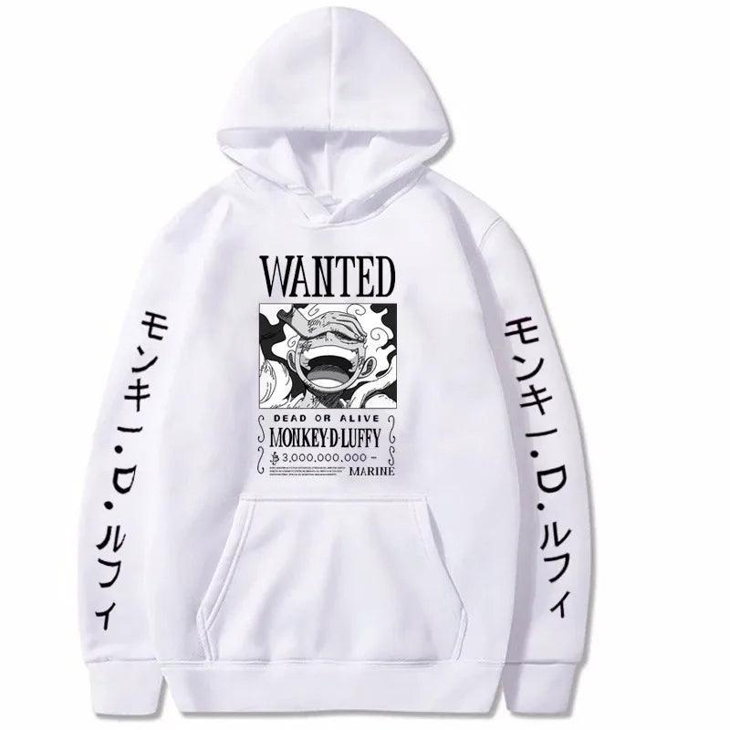 One Piece Luffy Hoodie Hoodie Anime Street Style