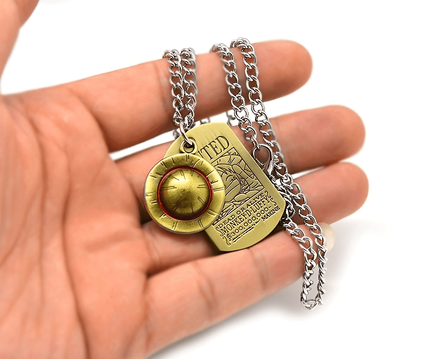 One Piece Luffy Necklace pendant Anime Street Style