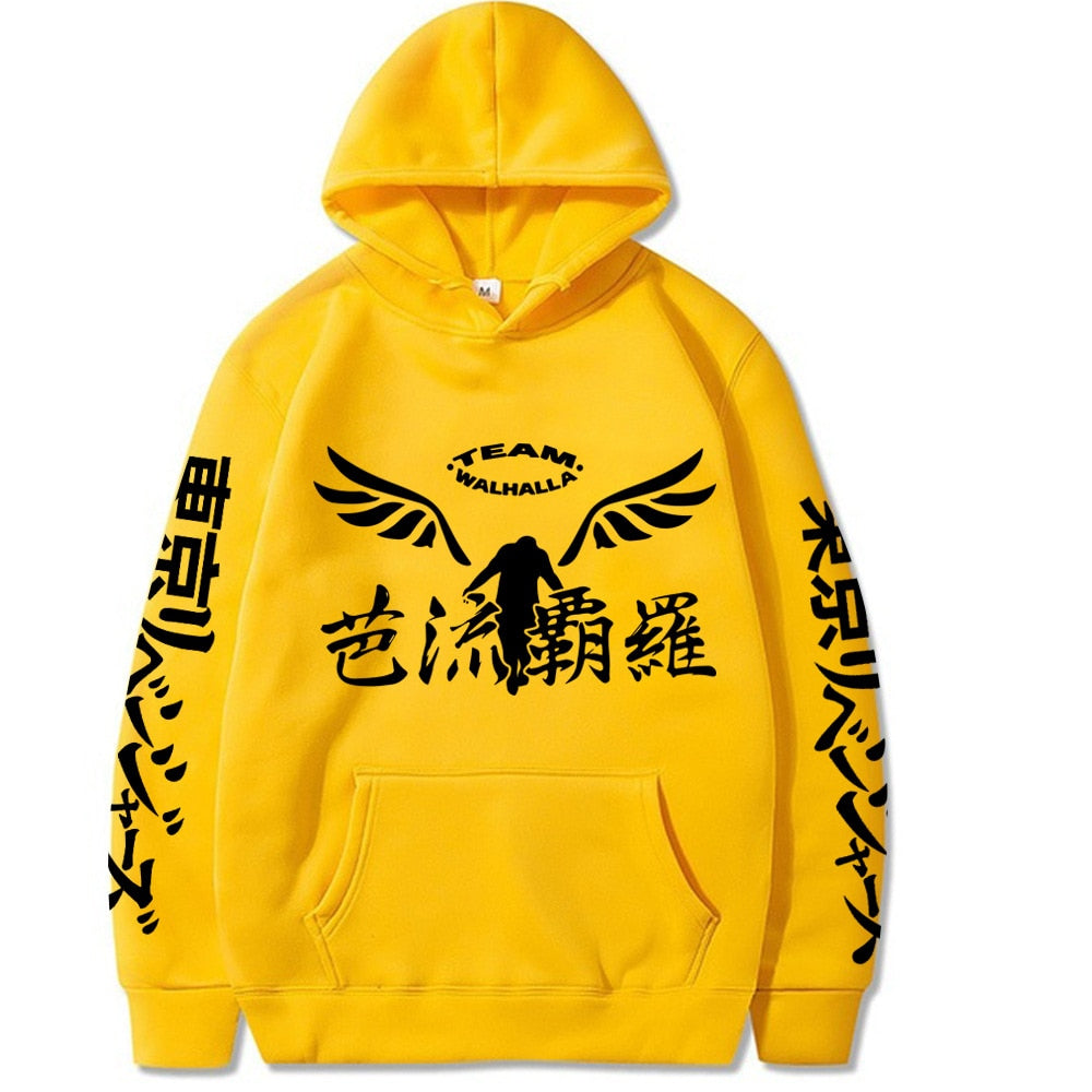 Tokyo Revengers white hoodie walhalla