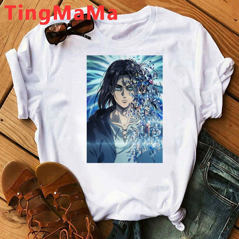 Attack on Titan eren season 4 White Tshirt