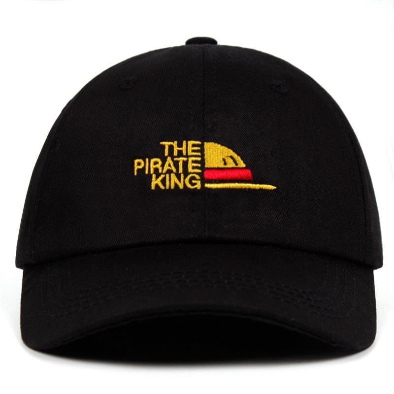 One Piece Pirate King Cap caps Anime Street Style Black