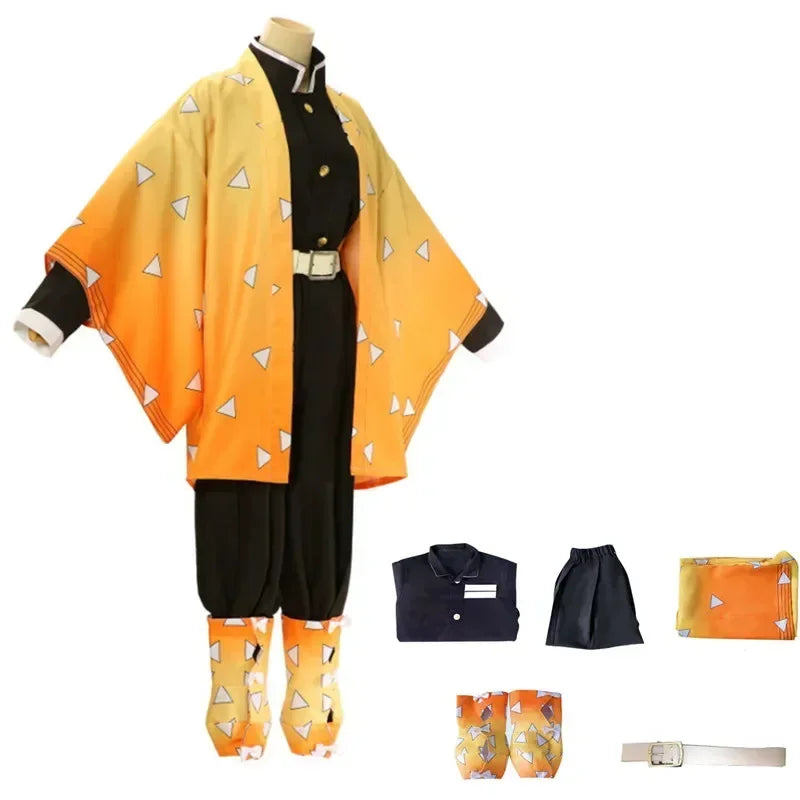 Zenitsu Agatsuma Cosplay Costume – Kids & Adults