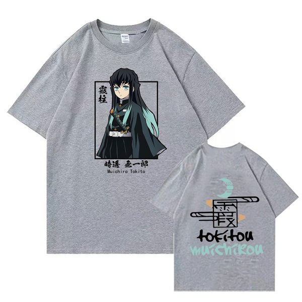 Demon Slayer Muichiro Tokito tshirt grey