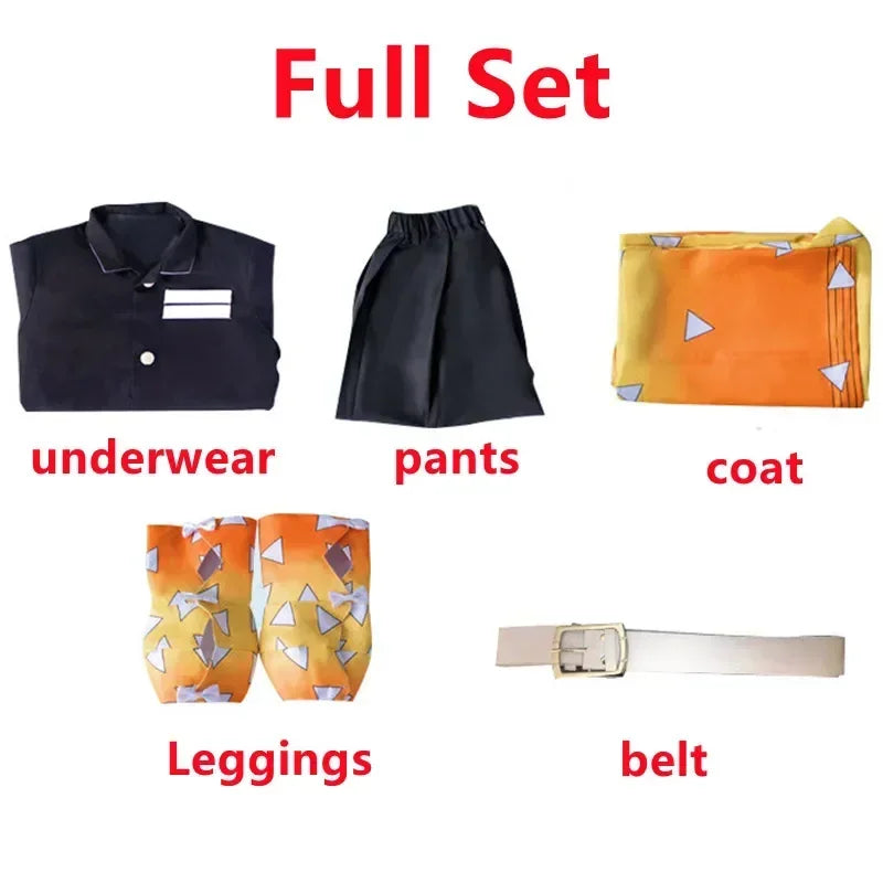 Zenitsu Agatsuma Cosplay Costume – Kids & Adults