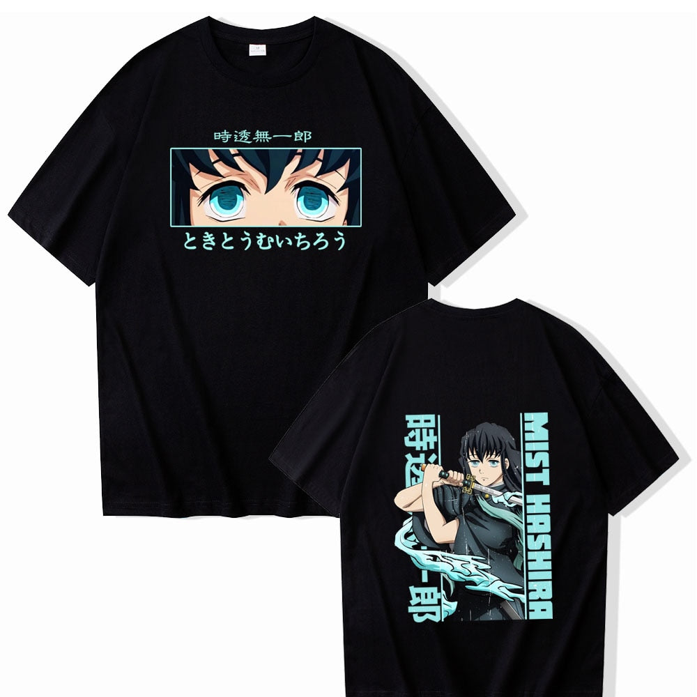 Demon Slayer Tokito Muichiro Tshirt black