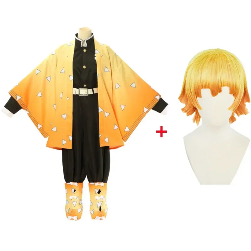 Zenitsu Agatsuma Cosplay Costume – Kids & Adults