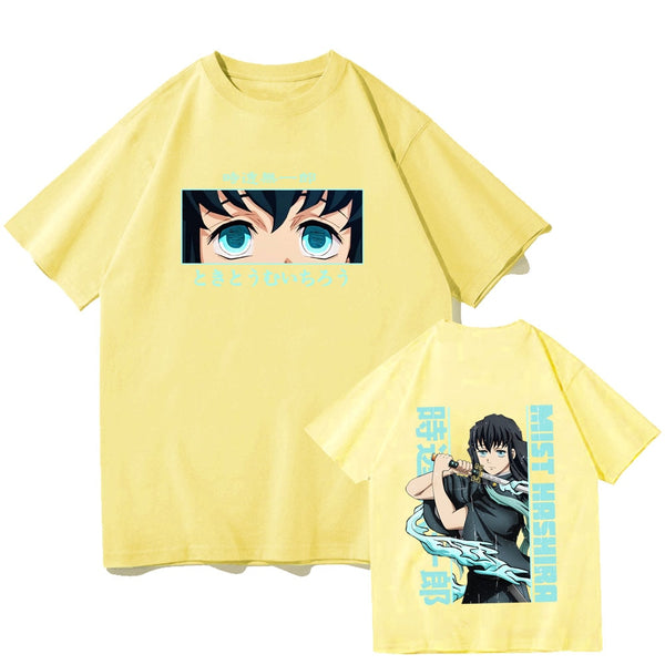 Demon Slayer Tokito Muichiro Tshirt yellow