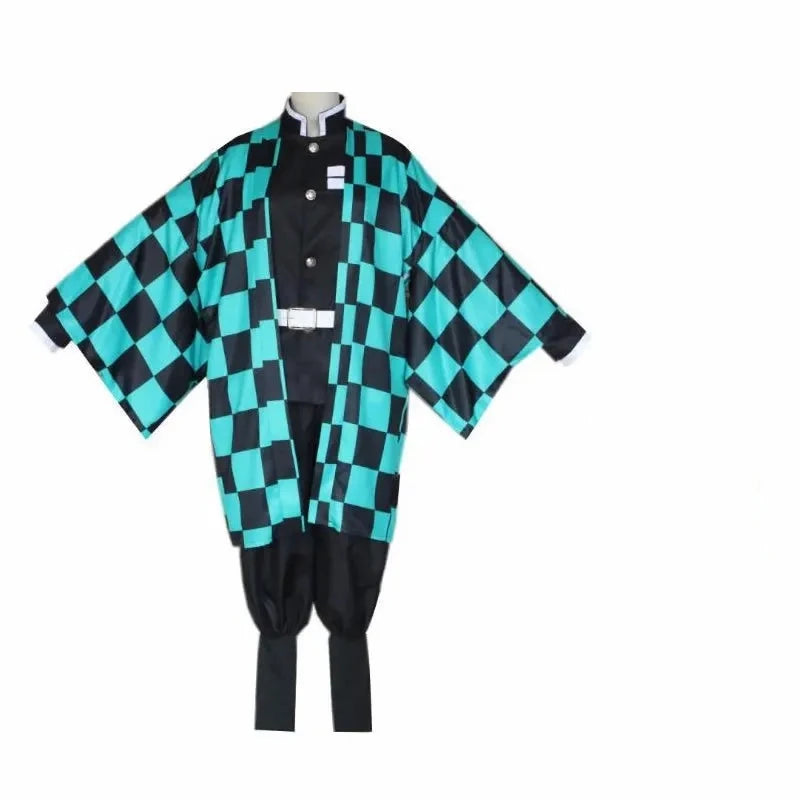 Tanjiro Kamado Cosplay Costume for Adults & Kids
