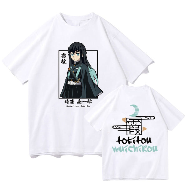Demon Slayer Muichiro Tokito tshirt white