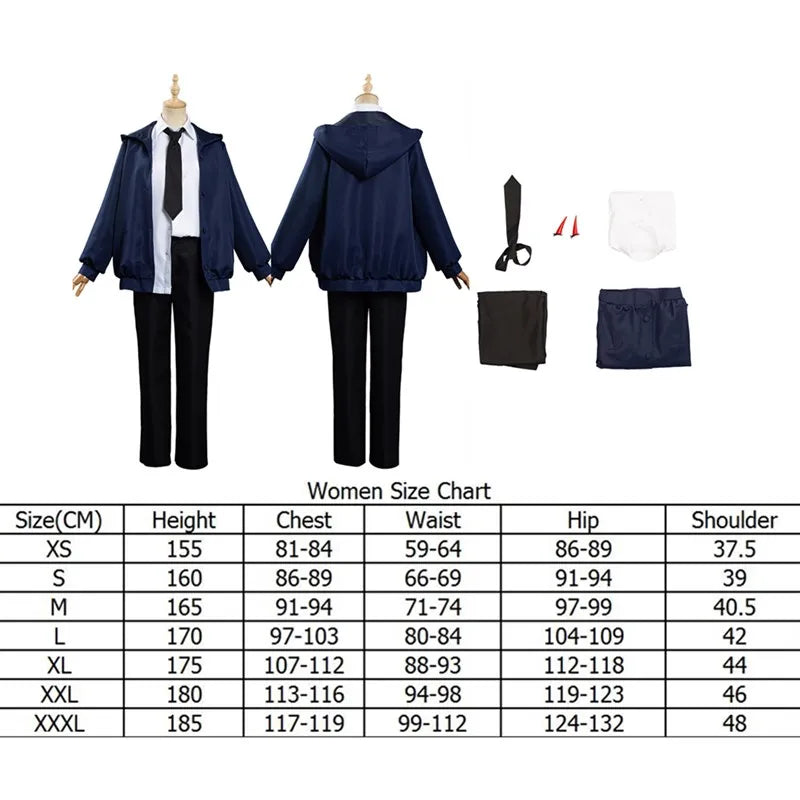 Power Cosplay Costume – Chainsaw Man Full Set for Women