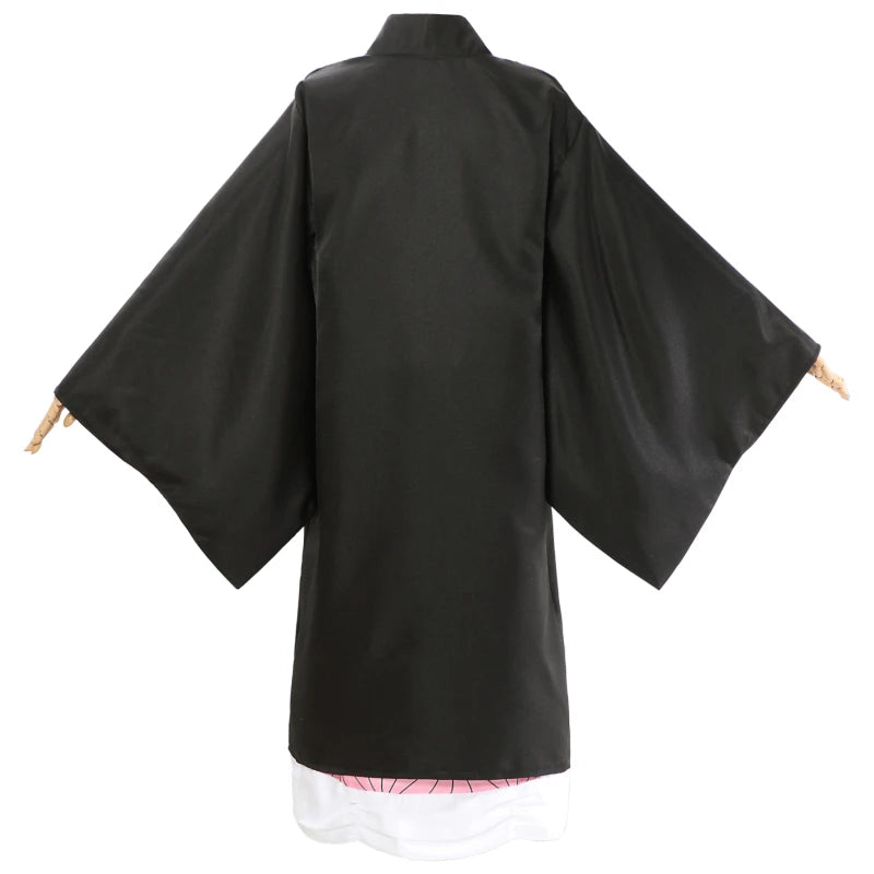 Nezuko Kamado Kids Cosplay Costume – Demon Slayer Kimono Outfit