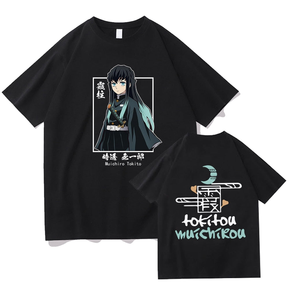 Demon Slayer Muichiro Tokito tshirt black