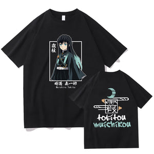 Demon Slayer Muichiro Tokito tshirt black