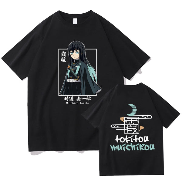 Demon Slayer Muichiro Tokito tshirt black