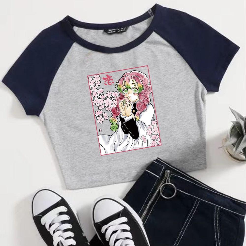 Demon Slayer Mitsuri Crop Top