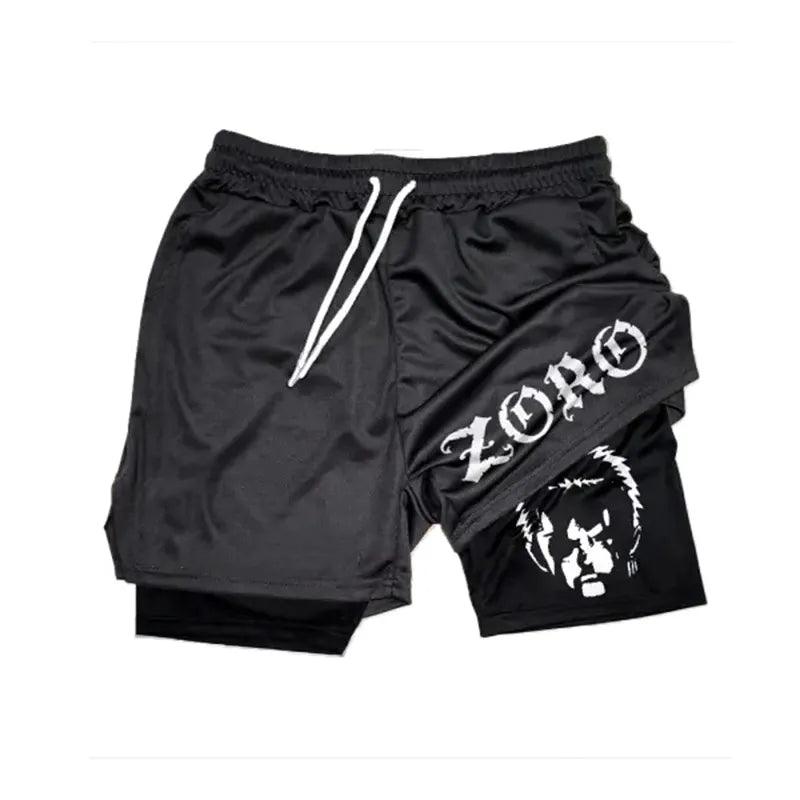 One Piece Zoro Black Shorts