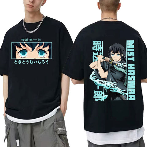 Demon Slayer Tokito Muichiro Tshirt black