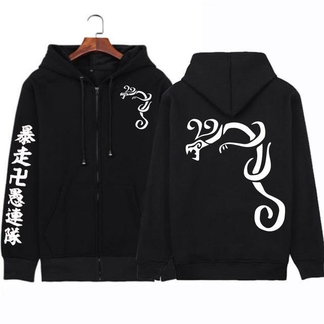 Tokyo Revengers Black Hoodie | Unisex Anime Streetwear