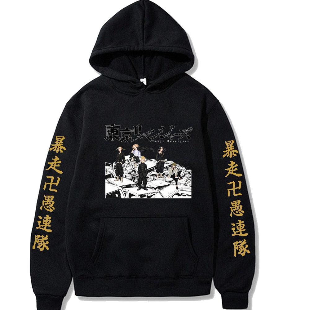 Tokyo Revengers Black Hoodie | Unisex Anime Streetwear